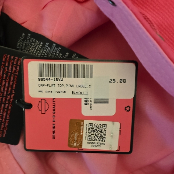 Harley-Davidson Vibrant Pink Cap - Picture 5 of 6